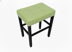 Tabouret de bar moderne en cuir PU sans dossier, tabouret de comptoir rembourré pour cuisine - Product Image 2