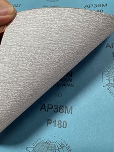 Papiers abrasifs en oxyde d'aluminium de 100 mm de diamètre, granulométrie 80-800, dureté moyenne, pour le travail du laque et du bois (vente en gros) - Product Image 3