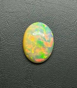 Shamim Gems Ópalo Welo Etíope Natural, Corte Ovalado, Multicolor con Juego de Color y Fuego, 18.50X14mm, 7.93 CTS, Gema Suelta Sin Agujero para Joyería Fina - Product Image 4