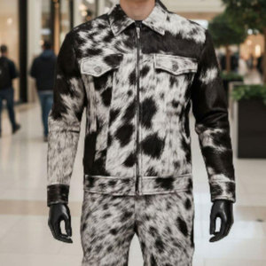 New Arrival 100% Cowhide Leather Made Custom Plain Dyed <b>Men</b> Cowhide Leather <b>Jackets</b> Different Style Cowhide Leather <b>Jackets</b> - Product Image 1