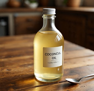 HIMVEDA ORGANIC Aceite de Coco 100% Puro y Natural Prensado en Frío, Aceite Portador para el Cuidado de la Piel y el Cabello, Antienvejecimiento, Suministro a Granel - Product Image 4