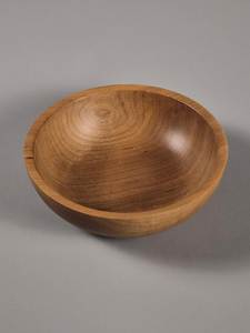 Tazón de Madera Natural Pulido, Diseño Clásico, Ligero, Ecológico, Hecho a Mano, para Servir Ensaladas y Frutas, Vajilla de Cocina - Product Image 2