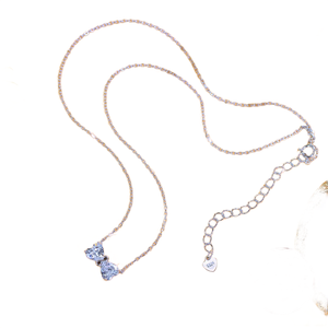 Collar con Colgante de Moissanita Mariposa, Plata 925 Bañada en Rodio, Corte Corazón, Engaste de Garra, Cadena de Caja, Joyería Romántica para Mujer - Product Image 2