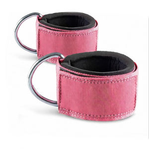 สายรัดข้อเท้าหนังคุณภาพสูงแบบ D-Ring ปรับได้ ขายดีอันดับต้นๆ ทำจากหนังแท้ - Product Image 1