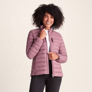 <b>Womens</b> Down Puffer Jacket Quilted Lightweight <b>Winter</b> <b>Coat</b> Stand Collar Zip Up <b>Padded</b> Outerwear Customized <b>Women</b> Bubble Jacket - Product Image 2