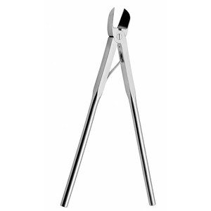 Ciseaux à côtes Cooley, surface de coupe inclinée, lames courbées robustes, longueur totale 14 pouces (35,6 cm), ZETOMEDPRO - Product Image 1