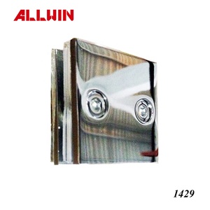 ALLWIN-Étagère de douche murale à 90 degrés, modèle 1463, en laiton, avec pince pour verre, disponible en pouces et mesures métriques - Product Image 6