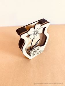 Maceta de sándalo de 3 capas hecha a mano moderna, de diseño único jarrón de mesa de madera, cajas de letreros de pared, artesanías de madera de regalo - Product Image 5