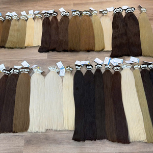 <b>Top</b> Product Vietnamese Colored Bulk Human Hair Extensions <b>Silky</b> Straight No Weft Double Drawn Thick Ends Factory Wholesale - Product Image 2