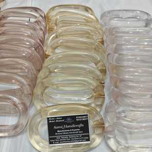 Cadena de Eslabones de Resina Epoxi Transparente Grande y Colorida para Decoración de Pared, Proyectos DIY, Cortina Divisoria de Habitación con Diseño de Ángel Personalizable - Product Image 4