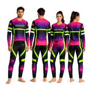 Ensemble Maillot et Pantalon de Motocross 2026 pour Hommes et Femmes – Rose Néon et Violet – Équipement de Course MX Tout-Terrain Respirant pour Enduro et Moto Tout-Terrain - Product Image 1