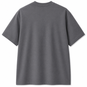 เสื้อยืดแขนสั้นผู้ชาย WARPRO สีเทาล้วน คอกลม ทรงปกติ พิมพ์ลายโลโก้ด้านหน้า ระบายอากาศได้ดี ผลิตจากโพลีเอสเตอร์ 100% - Product Image 2