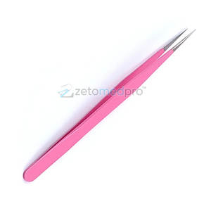 Pinzas para Pestañas de Acero Inoxidable con Punta Puntiaguda, Herramienta de Belleza de Precisión - Product Image 3