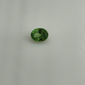 Pierre précieuse naturelle de tsavorite grenat, taille ovale, verte, 8x10mm, 2.21CT, qualité excellente, non traitée, provenance Tanzanie, pierre brute pour bijoux - Product Image 3