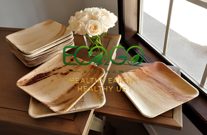 Heavy Duty Palm Leaf <b>Plates</b> Leak Resistant <b>Disposable</b> Dinnerware for Catering - Product Image 4