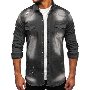 Blouson de moto en jean respirant unisexe personnalisé – Grande taille, design tendance et ample - Product Image 1
