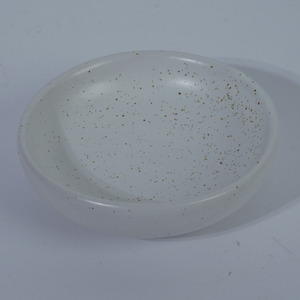Plato para Salsas de Cerámica Blanca con Diseño Zen Asiático de 7.5x2.5cm para Restaurante, Hotel, Vajilla Japonesa, para Salsa de Soya y Vinagre - Product Image 3