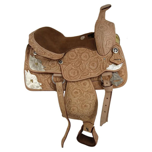 Silla de Montar Western de Cuero Personalizada de Venta Caliente, Silla de Montar Profesional para Equitación, Fabricante de Arreos Vaqueros, Productos Ecuestres - Product Image 1