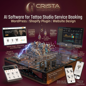 Logiciel IA pour WordPress et Shopify : Plugin pour la réservation de services en studio de tatouage, conception de site web, applications mobiles Android/iOS, e-commerce IA - Product Image 3