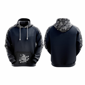 Custom Oversized Half Zipper Solid Color Hooded Pockets <b>Pullover</b> <b>Men</b> Hoodies High Quality Thermal Casual Sports Plain Hoodie - Product Image 1