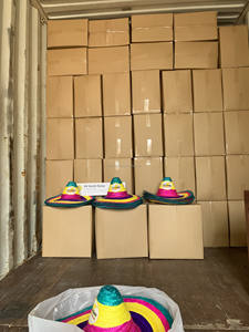 ¡Es Caliente! ¡Sombreros de Paja con Máxima Protección Solar! Unisex, totalmente natural, tejido a mano, circunferencia interior del borde de 50 a 60 cm - Product Image 2