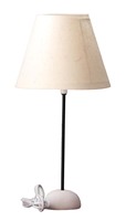 Lampe de chevet en forme de cône de haute qualité, 0,750 kg, en pierre de marbre, en fibre de banane 100% organique, recyclée, faite à la main, avec forme ovale