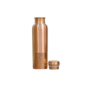 Pure <b>Copper</b> Bottle With Antique Half Finished for Water Drinking Office & School Use Leak Proof <b>Copper</b> Bottle Smart Drinkware - Product Image 4