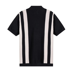 customized wholesale Men's Polo Shirts casual Polo <b>mock</b> <b>neck</b> Shirt <b>Top</b> Selling collar zipper Polo Shirts OEM services - Product Image 2