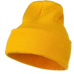 Factory Custom Luxury Rib Knitted Beanie Soft Touch Warm Winter Headwear Unisex - Product Image 5