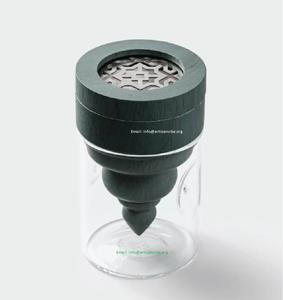 Brûleur d'encens moderne au design art déco, brûleur mobile en bois acrylique pour parfum de maison et cadeaux de porte-encens de Pâques - Product Image 4