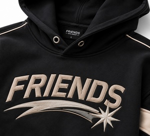 Sudaderas con capucha para hombre al por mayor, diseño personalizado, corte básico, invierno, color liso, alta calidad, sudadera con capucha para hombre en oferta. - Product Image 2