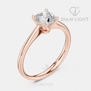 0.86CT <b>Cushion</b> Cut Fine Jewelry IGI Certified 14KT <b>White</b> Gold Wedding Ring Lab Grown Diamond Engagement Wedding Anniversary Gift - Product Image 4
