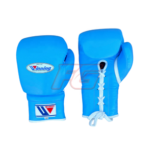 Winning Customize Fiest Gloves Adult Boxing Gloves Cowhide Leather Lace-Up Breathable Quick Dry Full Finger Non-Slip High - Product Image 5