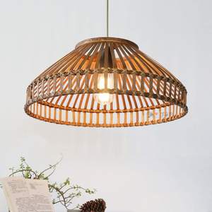 Pantalla de Lámpara de Bambú Ecológica al por Mayor – Estilo Vintage para Decoración del Hogar y Sala de Estar de Proveedor Vietnamita - Product Image 1