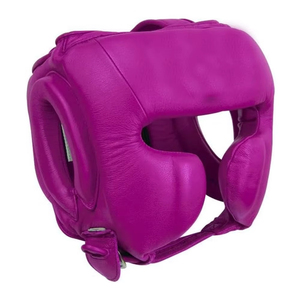 Casque de boxe en cuir pour adultes et enfants, protection de tête pour entraînement de karaté, muay thai, arts martiaux, taekwondo, boxe - Product Image 6
