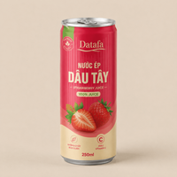 Datafa Groene Appelsap 250ml 100% Zuivere Versgeperste Gearomatiseerde Gefilterde Zonder Conserveermiddelen Rijk aan Vitamine C Vietnam Vrij