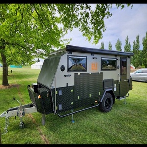 Caravane moderne d'occasion haut de gamme avec design imperméable et suspension indépendante, prête pour les voyages d'aventure - Product Image 5
