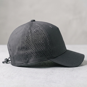 Unisex Black 6-Panel Baseball Cap Breathable Mesh Fitted <b>Hat</b> Solid Color Outdoor Casual Spring <b>Summer</b> Adjustable - Product Image 2