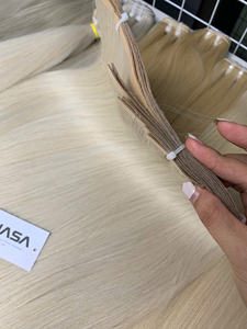 Extensions de cheveux humains à bandes, super double trame, vietnamiennes, 100g, lisses naturelles, toutes les couleurs, 70 cm de long - Product Image 2