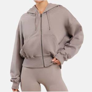 Sweats à capuche zippés pour femmes grandes tailles, qualité supérieure, design personnalisé, haute qualité, style élégant, chauds et confortables, vêtements de sport pour femme. - Product Image 1