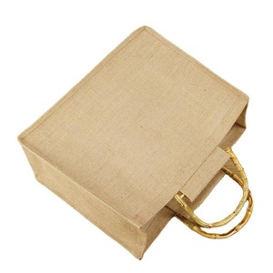 Stylish Jute Tote <b>Bag</b> with Two Open Straps and Spacious Compartments for <b>Work</b> and Daily Essentials - Product Image 2