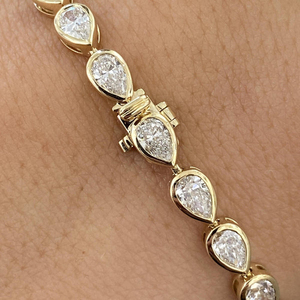 Genuine IGI Certified Lab Diamond Bracelet 10K 14K 18K Solid <b>Gold</b> Sustainable Stones <b>Rose</b> White Yellow <b>Gold</b> Fine Jewelry - Product Image 2