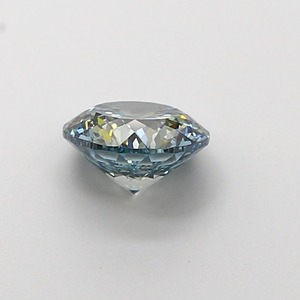 Diamant de laboratoire CVD de 1,06 carat, taille portugaise, couleur vert-bleu intense fantaisie, clarté VS1, polissage excellent, luxe premium - Product Image 2