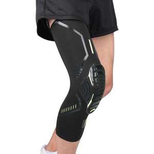 Genouillère de compression longue antidérapante personnalisée pour le basketball et le football, avec rembourrage en silicone pour la protection des articulations et l'évitement des collisions - Product Image 2