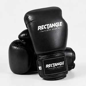 Customized Rectangle Boxing Training Sparring <b>Gloves</b> Cowhide Leather Breathable Non-Slip UV Protection Hook Loop Closure High - Product Image 4