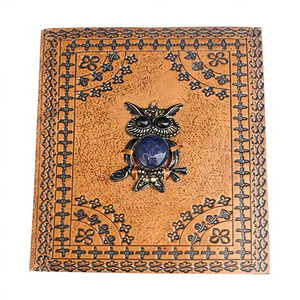 Cuaderno de cuero hecho a mano, estilo antiguo, con cubierta suave, costuras coloridas y encuadernación de imitación, para uso empresarial. - Product Image 1