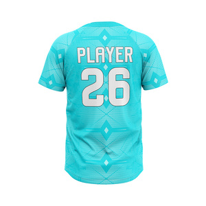 เสื้อเบสบอลแบบกำหนดเอง ชุดทีมพร้อมพิมพ์ชื่อ เบอร์ และโลโก้ - Product Image 5