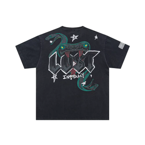 เสื้อยืดผู้ชายแบรนด์ดัง วินเทจ ทันสมัย ผ้าฝ้ายแท้คุณภาพสูง ซักแล้ว - Product Image 1