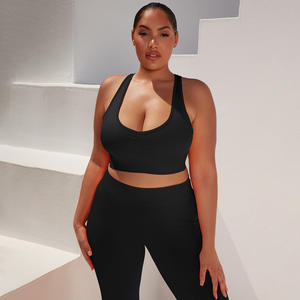 Conjunto Deportivo Mayorista: Top de Yoga, Ropa Deportiva, Conjuntos de Gimnasio y Fitness, Camisetas de Running, Leggings con Efecto Scrunch Butt y Pantalones de Pierna Ancha - Product Image 6