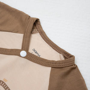 Conjunto de 2 Piezas para Bebé de Modal Premium (Manga Corta, Botón Único) - Ropa de Invierno Transpirable de Secado Rápido con Dibujos Animados ALB01 - Product Image 5